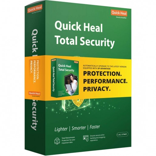 Quick Heal Total Security 1 User 3 Year